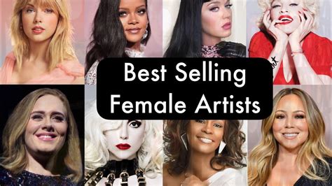 The five best selling female artists of all